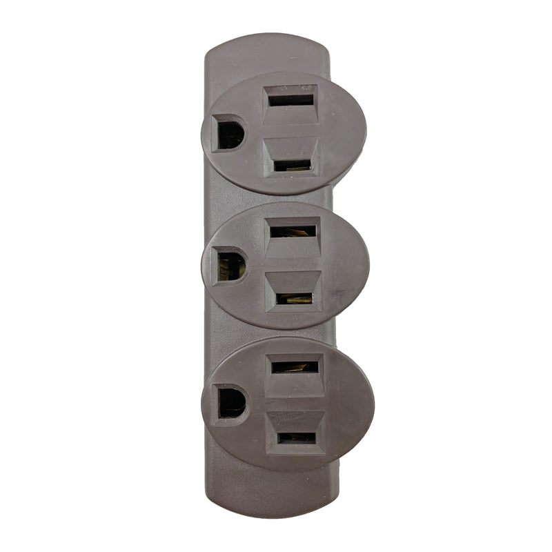 Ace Grounded 3 outlets Adapter 1 pk