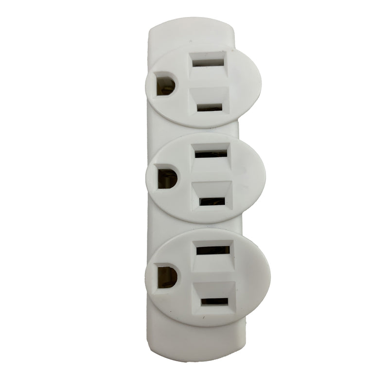 Ace Grounded 3 outlets Adapter 1 pk