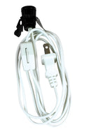 LAMP CORD SET 6' WHITE