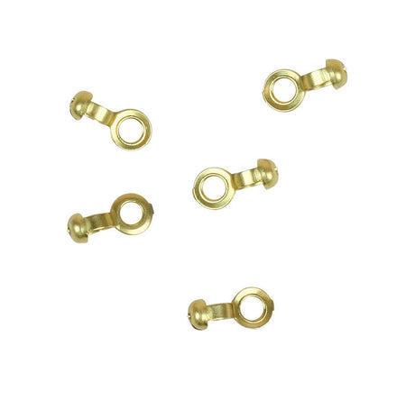 COUPLING #6 BRASS PK/5