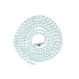 BEADED CHAIN #6 WHITE