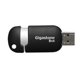 FLASH DRIVE BLK/SLV 8GB