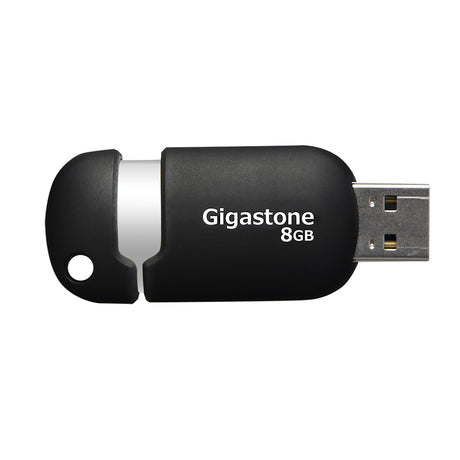 FLASH DRIVE BLK/SLV 8GB
