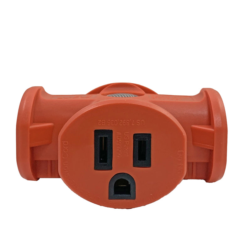 Ace Grounded 3 outlets Adapter 1 pk