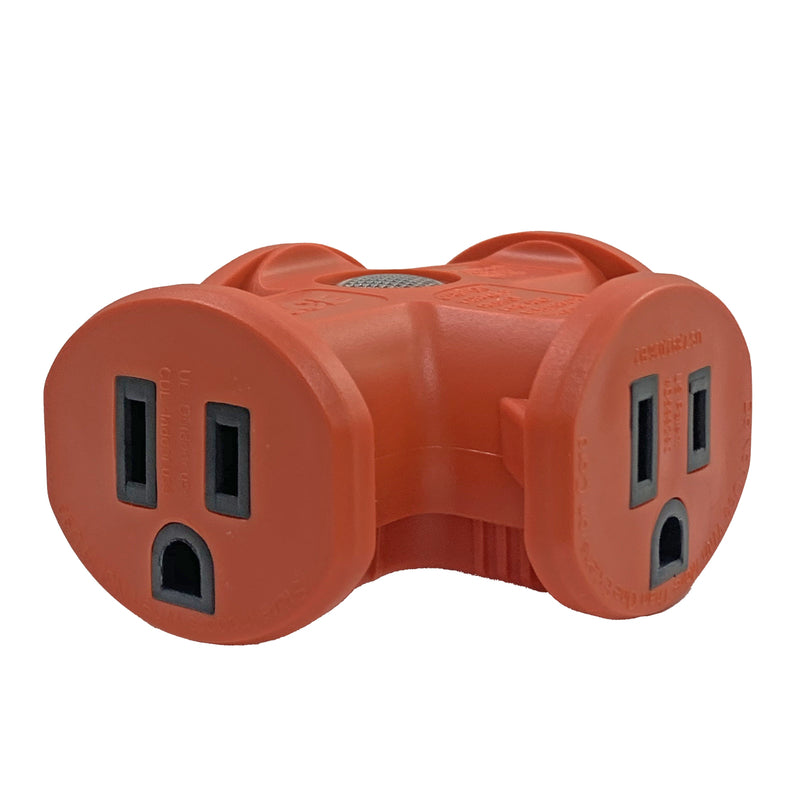 Ace Grounded 3 outlets Adapter 1 pk