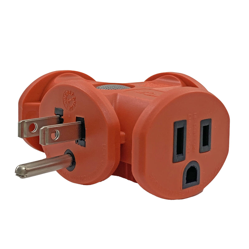 Ace Grounded 3 outlets Adapter 1 pk