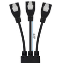 Conntek Indoor 6 ft. L Black 1 to 3 Outlet Cord 14/3 SJT 18/3 SVT