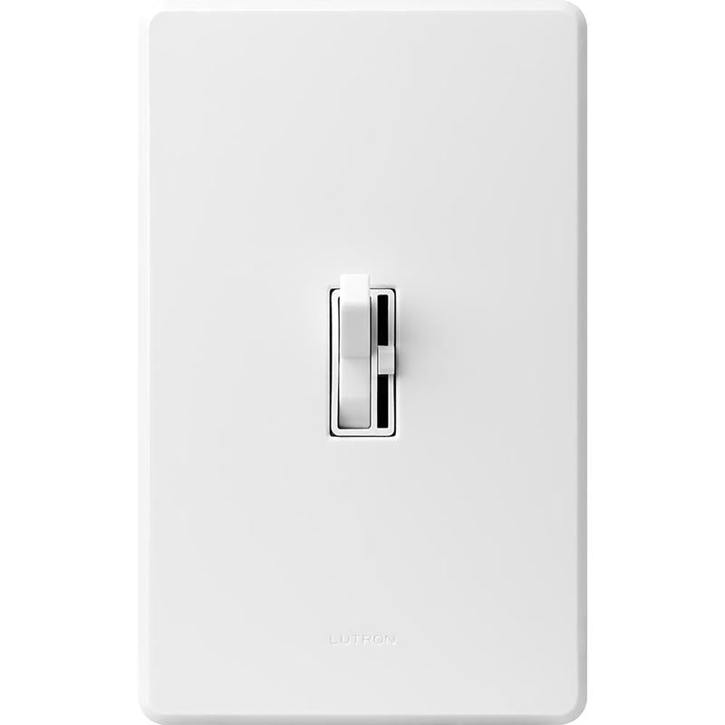 Lutron Toggler White 150 W 3-Way Dimmer Switch 1 pk