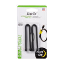 GEAR TIE 6" BLACK 2 PK
