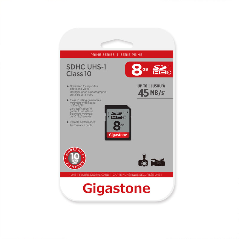 Gigastone SD Flash Memory Card 1 pk