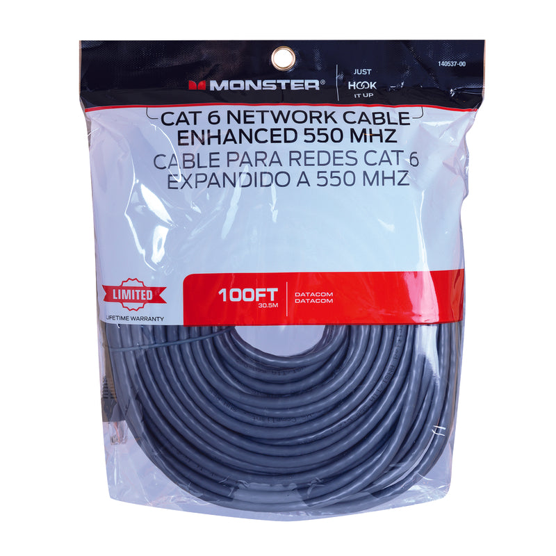 CABLE CAT 6 550 MHZ 100'
