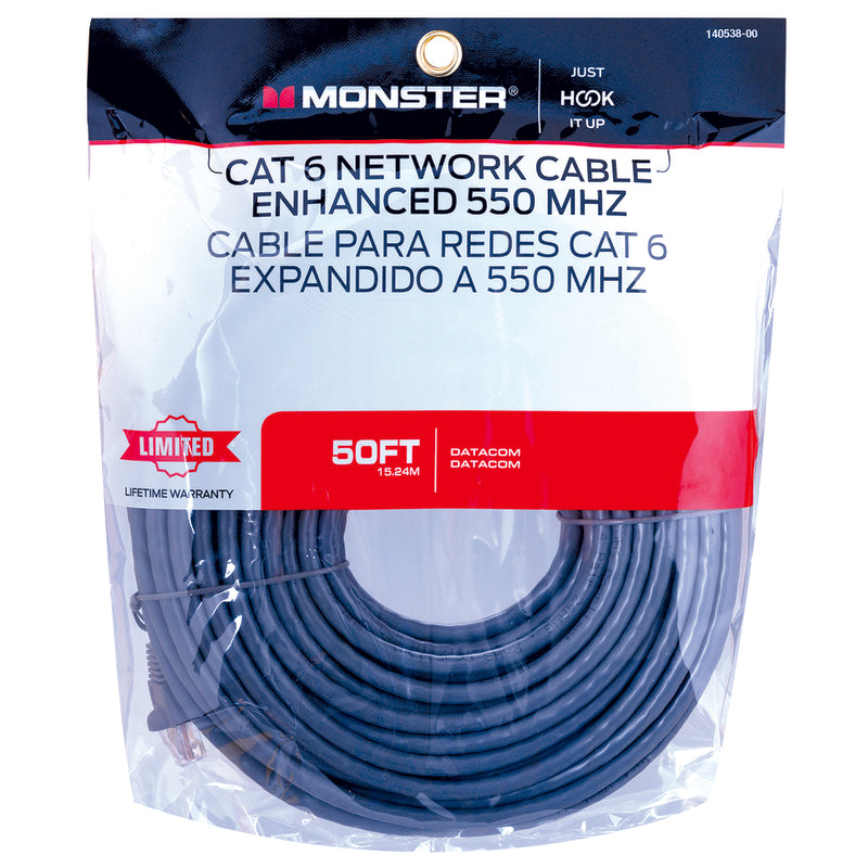 CABLE CAT 6 550 MHZ 50'