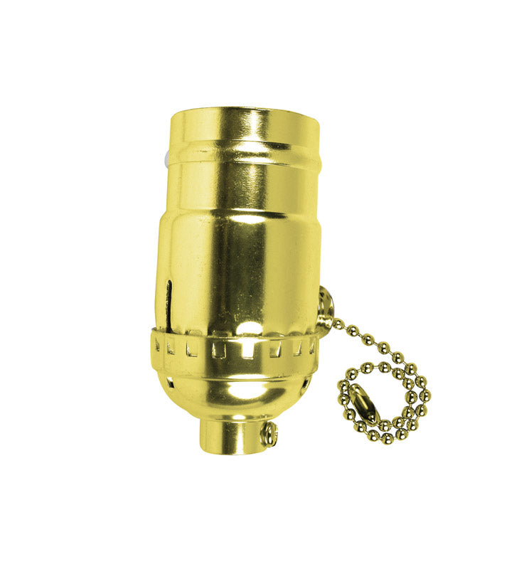 BRASS PULL CHAIN SOCKET