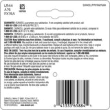 Duracell Alkaline 76A LR44 1.5 V 0.11 mAh Medical Battery 4 pk