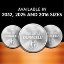 Duracell Lithium Coin 2025 3 V Electronic/Watch Battery 4 pk