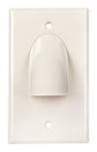 WALL PLATE 2PC.1G WHT