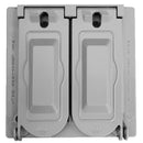 Sigma Engineered Solutions Square Die-Cast Metal 2 gang Universal Cover