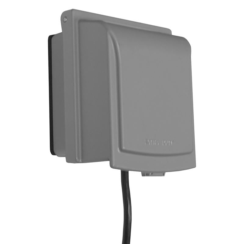 Sigma Engineered Solutions Rectangle Die-Cast Metal 2 gang Weatherproof Cover