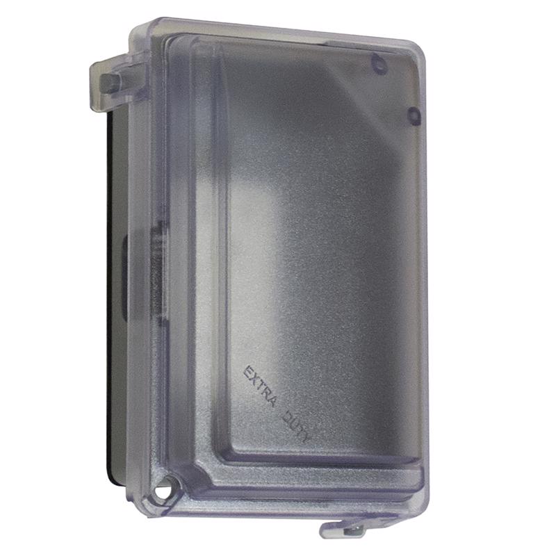 Sigma Engineered Solutions Rectangle Plastic 1 gang Weatherproof Cover