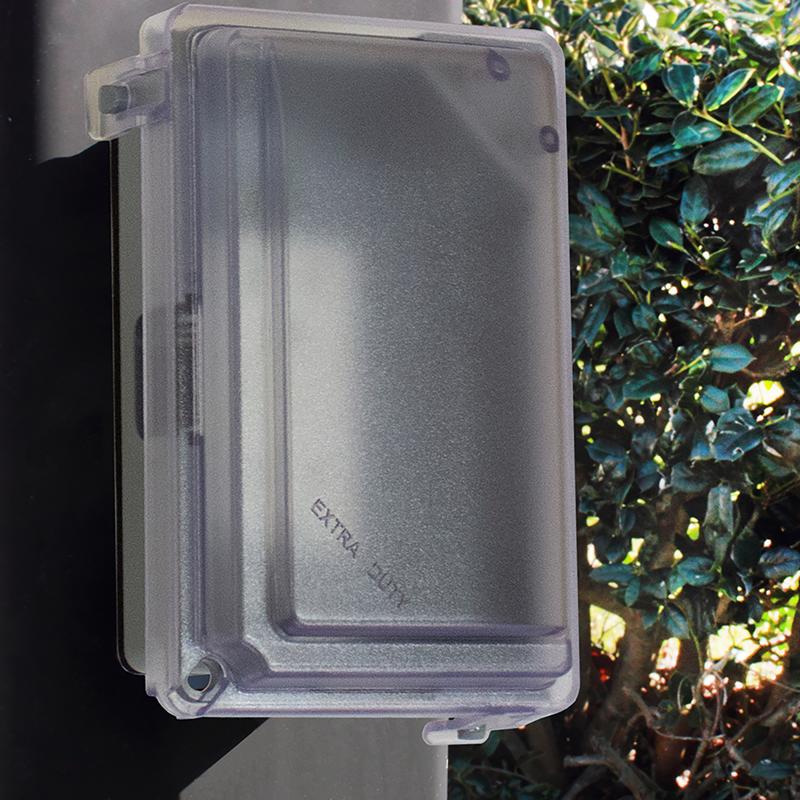 Sigma Engineered Solutions Rectangle Plastic 1 gang Weatherproof Cover