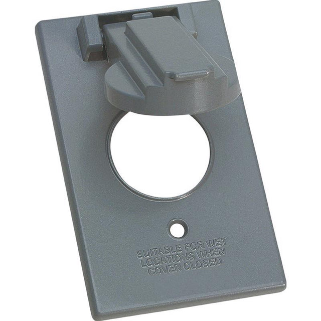 1G SIG 15/20AMP CVR GRY