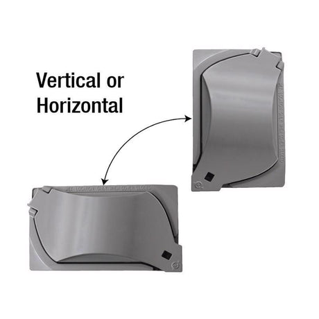 Sigma Engineered Solutions Rectangle Metal 1 gang Universal Cover