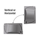 Sigma Engineered Solutions Rectangle Metal 1 gang Universal Cover