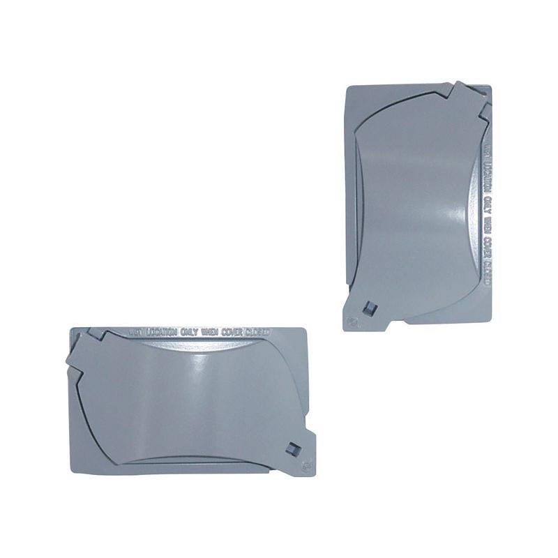 Sigma Engineered Solutions Rectangle Metal 1 gang Universal Cover