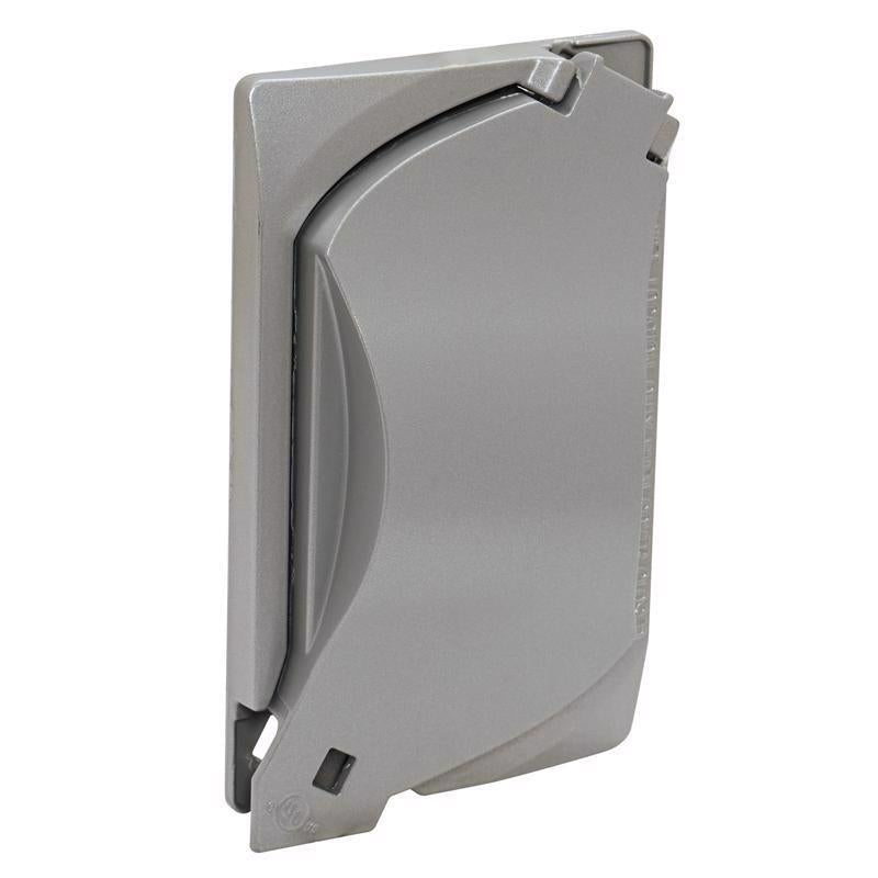Sigma Engineered Solutions Rectangle Metal 1 gang Universal Cover