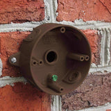 Sigma Engineered Solutions New Work 16 cu in Round Metallic Weatherproof Box Bronze
