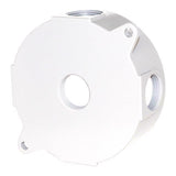 Sigma Engineered Solutions New Work 16 cu in Round Metallic Weatherproof Box White