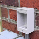 Sigma Engineered Solutions New Work 18.3 cu in Rectangle Metallic 1 gang Weatherproof Box White