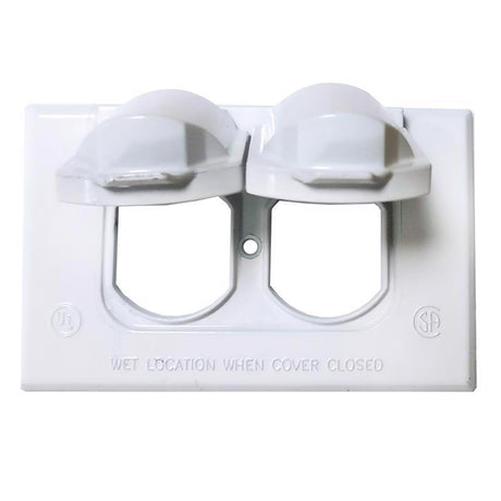 Sigma Engineered Solutions Rectangle Metal 1 gang Receptacle Box Cover