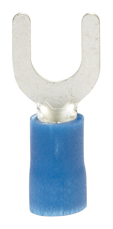 Ace Insulated Wire Spade Terminal Blue 100 pk