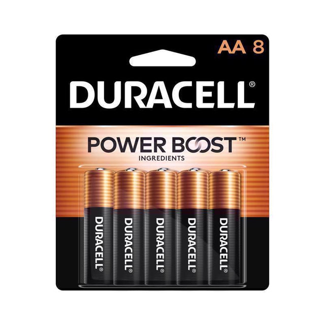 BATTERY ALKALINE AA 8PK