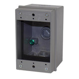 Sigma Engineered Solutions New Work 9.5 cu in Rectangle Metallic Extension Ring Gray