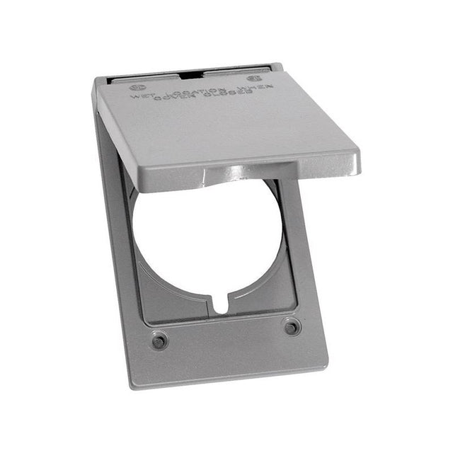 1G RND 30/50AMP CVR GRY