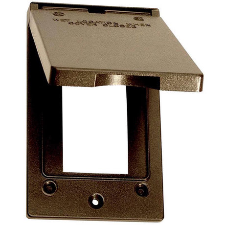 Sigma Engineered Solutions Rectangle Metal 1 gang Vertical GFCI Cover