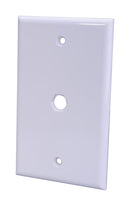 WALL PLATE COAX WHT BULK
