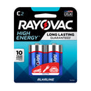 BATTERY ALKALINE C 2PK