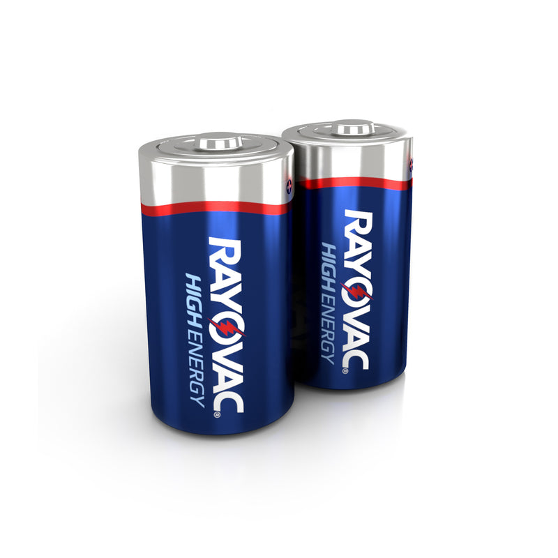 Rayovac High Energy C Alkaline Batteries 2 pk Carded