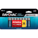 BATTERY ALKALINE AA 16PK