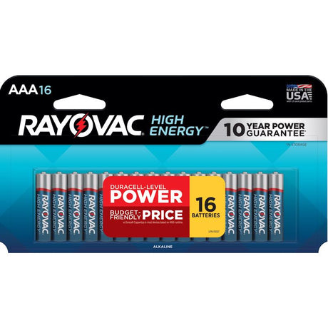 BATTERY ALKLN AAA 16PK