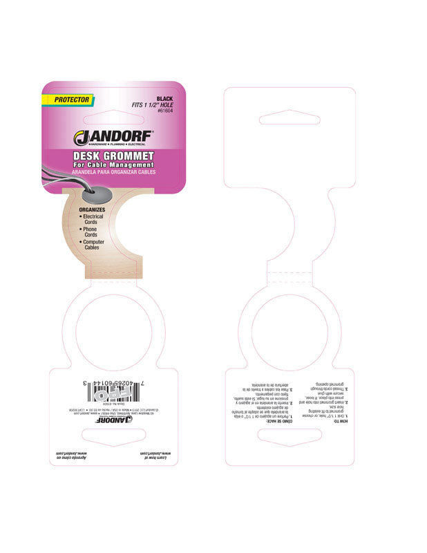 Jandorf 1-1/2 in. Computer Grommet 1 pk