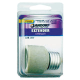 Jandorf Porcelain Medium Base Socket Extender 1 pk