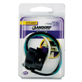 Jandorf 15 amps 125 V Black Outlet 1 pk