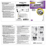 Jandorf 0.25 amps Single Pole Momentary/Normally On Appliance Switch Black 1 pk