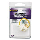 Jandorf 0.2 amps Single Pole Momentary Appliance Switch White 1 pk