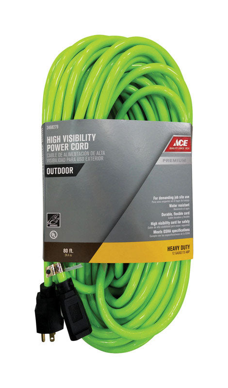 EXTENSION CORD 12/3 GRN