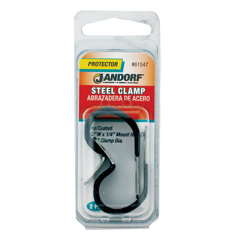 Jandorf 5/8 in. D Steel Clamp 2 pk